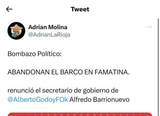 GODOY PIERDE EL RUMBO DE SU GABINETE MUNICIPÀL